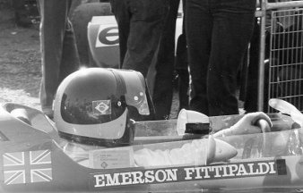 Picture: Emerson Fittipaldi in a Lotus '72
